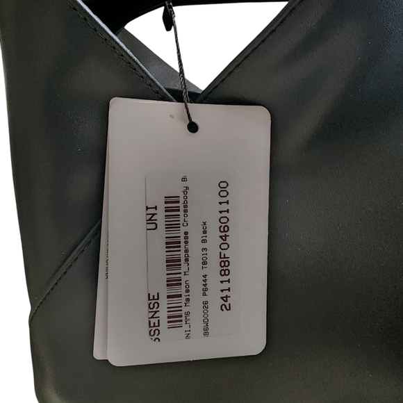 MM6 Maison Margiela Black Triangle Classic Crossbody Bag - Picture 6 of 8